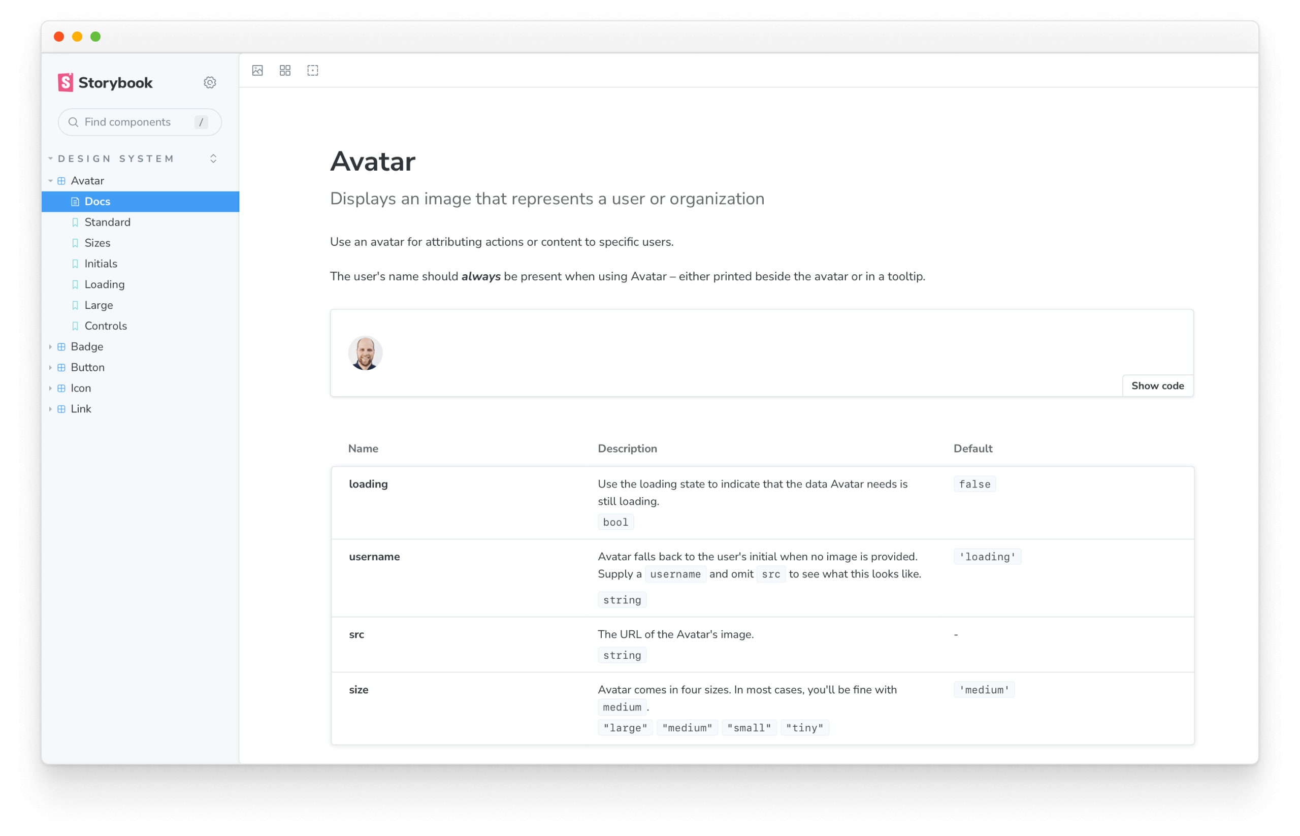 Storybook docs from MDX with blocks